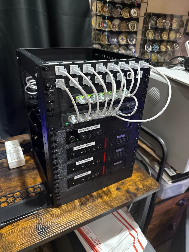 The Bloom County Cluster - Custom Rack